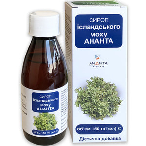 Исландского мха сироп Ананта против кашля флакон 150 мл