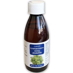 Исландского мха сироп Ананта против кашля флакон 150 мл
