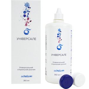 Розчин для контактних лінз Універсале стерильний універсальний флакон 360 мл