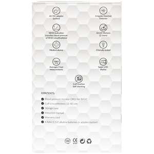 Измеритель (тонометр) артериального давления Oromed (Оромед) модель ORO-N6 Basic автоматический