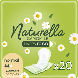 Прокладки щоденні жіночі NATURELLA (Натурелла) Normal Camomile (Нормал) To Go в індивідуальних упаковках 20 шт