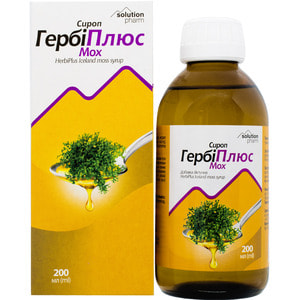 ГербиПлюс сироп Исландский мох фл. 200мл Solution Pharm