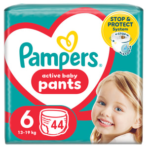 Подгузники-трусики для детей PAMPERS Pants (Памперс Пантс) Giant 6 от 15 кг 44 шт