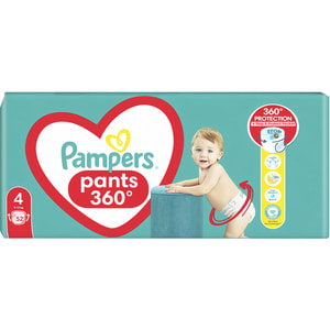 Подгузники - трусики для детей PAMPERS Pants (Памперс Пантс) Maxi (Макси) 4 от 9 до 15 кг джамбо упаковка 52 шт NEW