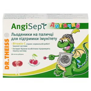 Анги Септ Детский леденцы Иммун блистер 6 шт