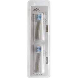 Насадки для звуковой зубной щетки Vega (Вега) модель VT-20W VT-600W белые