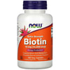Біотин 10 000 мкг NOW (Нау) Biotin.Extra Strength Екстра сила капсули флакон 120 шт