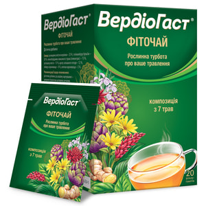 Вердиогаст фиточай в индивидуальных фильтр-пакетах по 1,5 г упаковка 20 шт