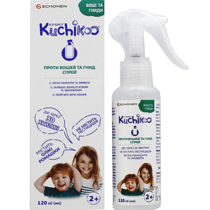 КУЧИКУ Спрей проти вошей та гнид флакон 120 мл