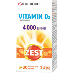 Витамины ZEST (Зест) Vitamin D3 (Витамин D3) 4000 капсулы жевательные 30 шт