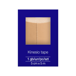 Пластырь медицинский кинезио тейп Nordeplast (Нордепласт) катушечны бежевый размер 5 м х 5 см 1 шт