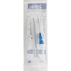 Шприц 2 мл инъекционный одноразовый двухкомпонентный стерильный Luer Slip с иглой 23G (0,6 мм х 30 мм) Alexpharm (Алексфарм)