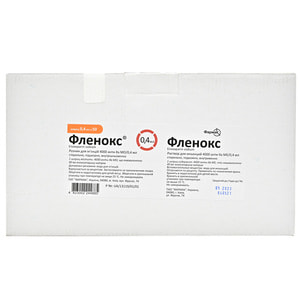 Фленокс р-р д/ин. 4000 анти-Ха МЕ/0,4мл шприц 0,4мл №50