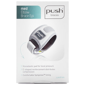 Бандаж на ліктьовий суглоб ортез при епікондиліті PUSH (Пуш) med Elbrow Brace Epi 2.70.1.00 розмір універсальний
