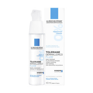 Флюид для лица La Roche-Posay (Ля Рош-Позе) Толеран Дермалерго успокаивающий увлажняющий для нормальной и комбинированной кожи 40 мл