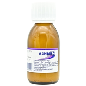 Азимед пор. д/орал. сусп. 200мг/5мл фл. 15мл №1