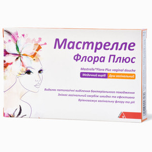 Мастрелле Флора Плюс душ вагинальный для нормализации и поддержания вагинальной микрофлоры в саше упаковка 10 шт