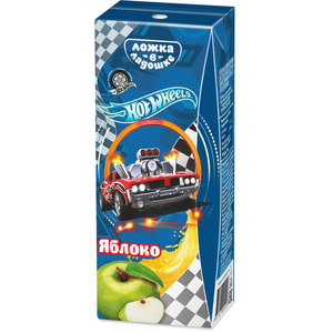 Сік фруктовий дитячий HOT WHEELS (Хот Вілс) Яблучний освітленний з 4-х місяців 200 мл