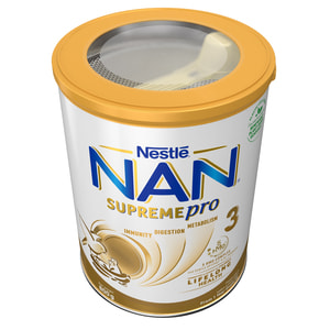 Смесь молочная детская NESTLE (Нестле) Нан 3 SupremePro (Суприм) на основе частично гидролизированного белка молочной сыворотки с 12-ти месяцев 800 г