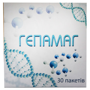 Гепамаг диетическая добавка для поддержания функций сердечно-сосудистой системы и печени в саше упаковка 30 шт