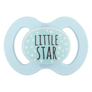 Пустышка силиконовая BABY-NOVA (Беби нова) симметричная размер 1 цвет голубая 2 шт