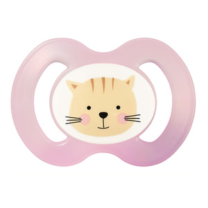 Пустушка силіконова BABY-NOVA (Бебі нова) симетрична для дівчинки розмір 2 упаковка 2 шт