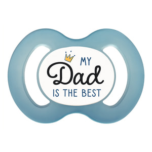 Пустушка силіконова BABY-NOVA (Бебі нова) симетрична для хлопчика розмір 2 упаковка 2 шт