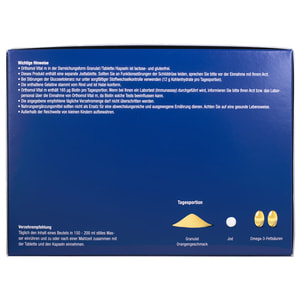 Ортомол Вітал М (Orthomol Vital M) вітамінний комплекс для чоловічого здоров'я гранули апельсин + таблетки + капсули на курс прийому 30 днів