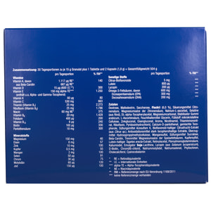 Ортомол Вітал М (Orthomol Vital M) вітамінний комплекс для чоловічого здоров'я гранули апельсин + таблетки + капсули на курс прийому 30 днів