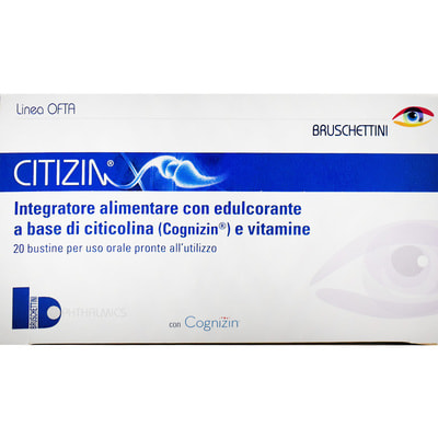 Цитизин с подсластителем для поддержки здоровья глаз в саше по 15 мл упаковка 20 шт