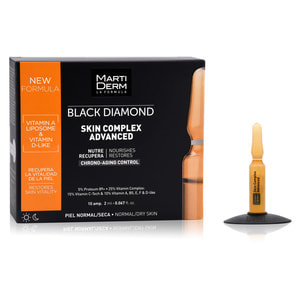 Засіб для обличчя MARTIDERM (Мартидерм) Блек Даймонд Скін Комплекс Адванс корекції ознак хроностаріння в ампулах по 2 мл 10 шт