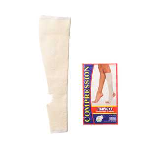 Чулок компрессионный с швом для лечения венозной недостаточности и лимфостаза до колена CRUS PHARM (Крас Фарм) класс ІІІ размер 4