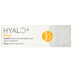 Гиало4 Плюс крем для лечения поражений кожи, ожогов первой и второй степеней, трофических и метаболических язвы и пролежней туба 25 г