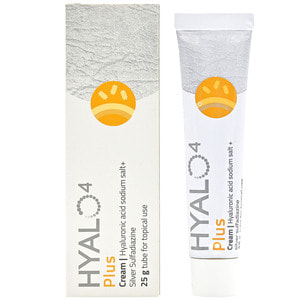 Гиало4 Плюс крем для лечения поражений кожи, ожогов первой и второй степеней, трофических и метаболических язвы и пролежней туба 25 г