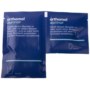 Ортомол Ауринор (Orthomol Aurinor) витаминный комплекс для нормализации энергетического обмена гранулы + капсулы на курс приема 30 дней