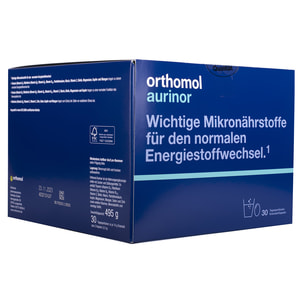 Ортомол Ауринор (Orthomol Aurinor) витаминный комплекс для нормализации энергетического обмена гранулы + капсулы на курс приема 30 дней