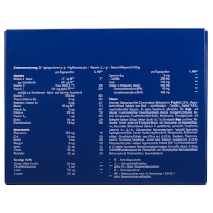 Ортомол Ауринор (Orthomol Aurinor) витаминный комплекс для нормализации энергетического обмена гранулы + капсулы на курс приема 30 дней