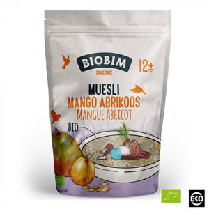 Мюсли органические детские BIOBIM (Биобим) Манго и абрикос с 12 месяцев 150 г