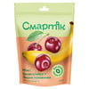 Фрукти банан та вишня СМАРТІК слайси сублімовані без цукру 12,5 г