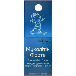Муколитик Форте табл. №30 Solution Pharm