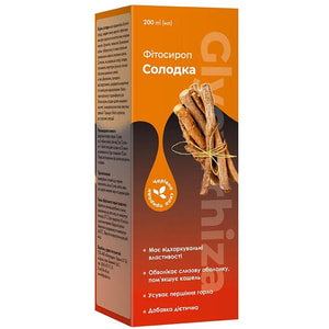 Фітосироп Солодки флакон 200 мл