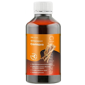 Фітосироп Солодки флакон 200 мл