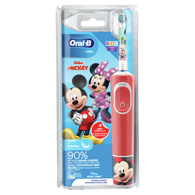 Зубная щетка ORAL-B (Орал-би) тип 3710 D100.413.2K типа 3710 электрическая детская с 3-х лет Mickey