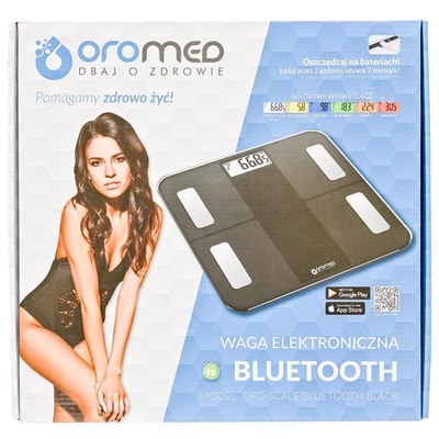 Весы напольные Oromed (Оромед) модель ORO-SCALE Bluetooth Black
