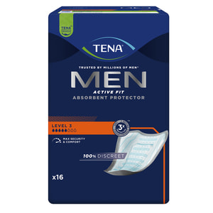 Прокладки урологічні TENA (Тена) Men (Мен) для чоловіків Level 3 16 шт