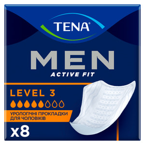 Прокладки урологічні TENA (Тена) Men (Мен) для чоловіків Level 3 16 шт