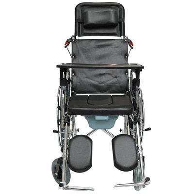 Коляска инвалидная многофункциональная с санитарным оснащением без двигателя модель G124