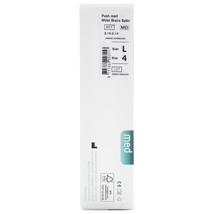 Бандаж на лучезапястный сустав (ортез) с шиной PUSH (Пуш) med Wrist Brace Splint 2.10.2.11 размер 1 левый