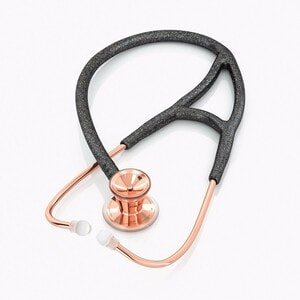 Стетоскоп MDF (МДФ) кардиологический классический с двойной головкой стальной модель 797GLRG