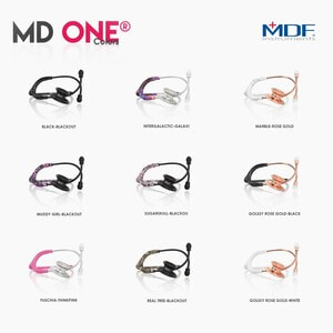 Стетоскоп MDF (МДФ) MD One для дорослих з подвійною головкою сталевий з принтом колір 29 модель 777RG